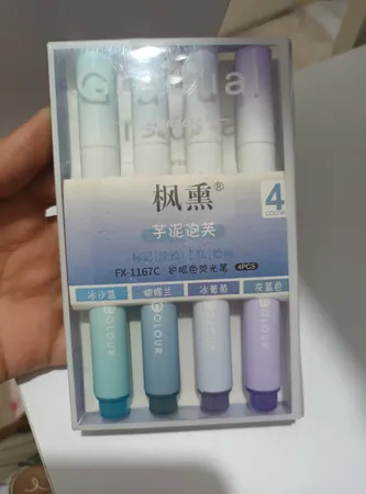 ماژیک علامت گذار مدل پاستلی بسته 4 عددی