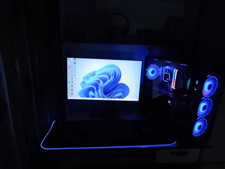 ماوس پد مخصوص بازی مدل RGB 80x30