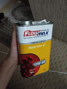 تجریه خرید روغن موتور سیکلت فلومكس مدل Motorbike SAE 10W40 حجم 1 لیتر