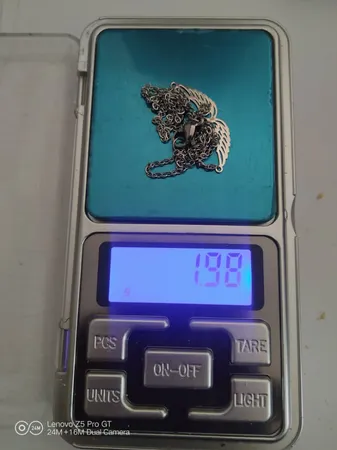 گردنبند نقره مایا مدل MSM231 تک سایز