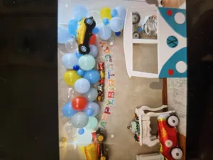 تجریه خرید بادکنک فویلی لاکی بالونز طرح ماشین کلاسیک قدیمی کد 1101