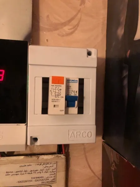 فیوز محافظ جان 25 آمپر تک پل هیوندای مدل HiRC63