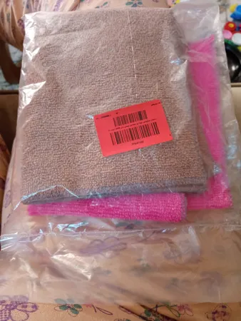 دستمال میکروفایبر حوله ای دوعددی مهسان مدل 20109