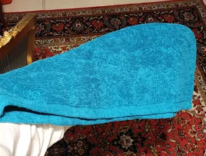 تجریه خرید حوله کلاهی برق لامع مدل Professional