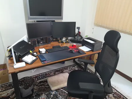 میز جلسه دیزم مدل مونتاژی TLD_asm_160×90_BRN