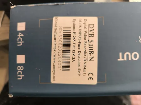 ضبط کننده ویدیویی مدل DVR 5108 N