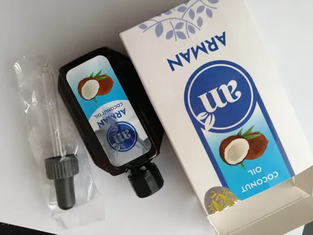 روغن نارگیل آرمان مدل Pure Oil حجم 60 میلی لیتر