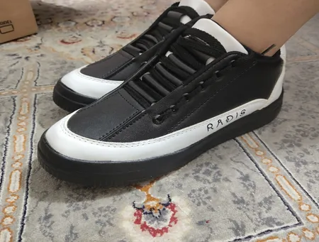 کفش روزمره زنانه چرم رادیس مدل آیلی کد M.BS-661-msk