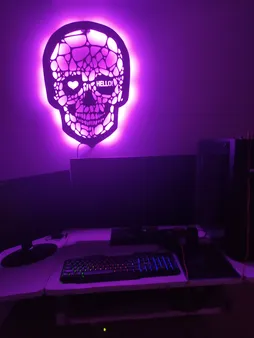 چراغ خواب مدل اسکلت ریموت دار