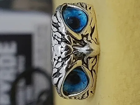 انگشتر مدل جغد چشم خاص کد 684152