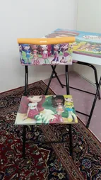 ست میز تحریر و صندلی طرح توت فرنگی