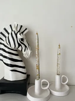 شمع مدل کریستالی کد 071 بسته  2 عددی