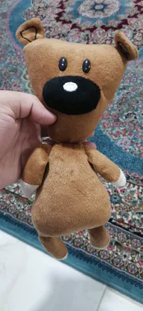 عروسک طرح خرس مستربین مدل تدی کد JIMI110 ارتفاع 31 سانتی‌ متر