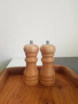 فلفل ساب و نمک ساب مدل چوبی مجموعه 2 عددی