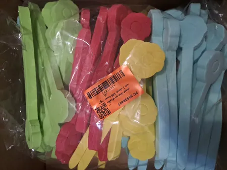 بیگودی مو مدل فومی بسته 100 عددی