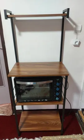 شلف دیواری دیزم مدل کافی بار کد SLF_F100_60_BRN