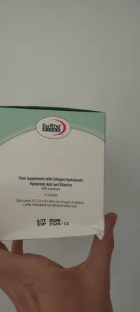 ساشه کلاژن پلاس بیوتین یوروویتال بسته 14 عددی