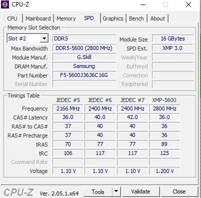 رم دسکتاپ DDR5 دو کاناله 5600 مگاهرتز CL36 جی اسکیل مدل RIPJAWS S5 ظرفیت 32 گیگابایت