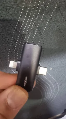 ست میکروفن بی سیم موکسوم مدل MX-AX78 با درگاه اتصال USB-C/لایتنینگ