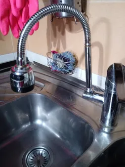 علم شیر ظرفشویی استیل متال مدل QR0058222