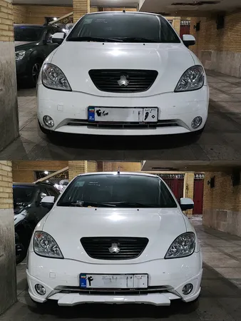 دیفیوزر و اسپویلر مه شکن جلو خودرو مدل S107 مناسب برای تیبا
