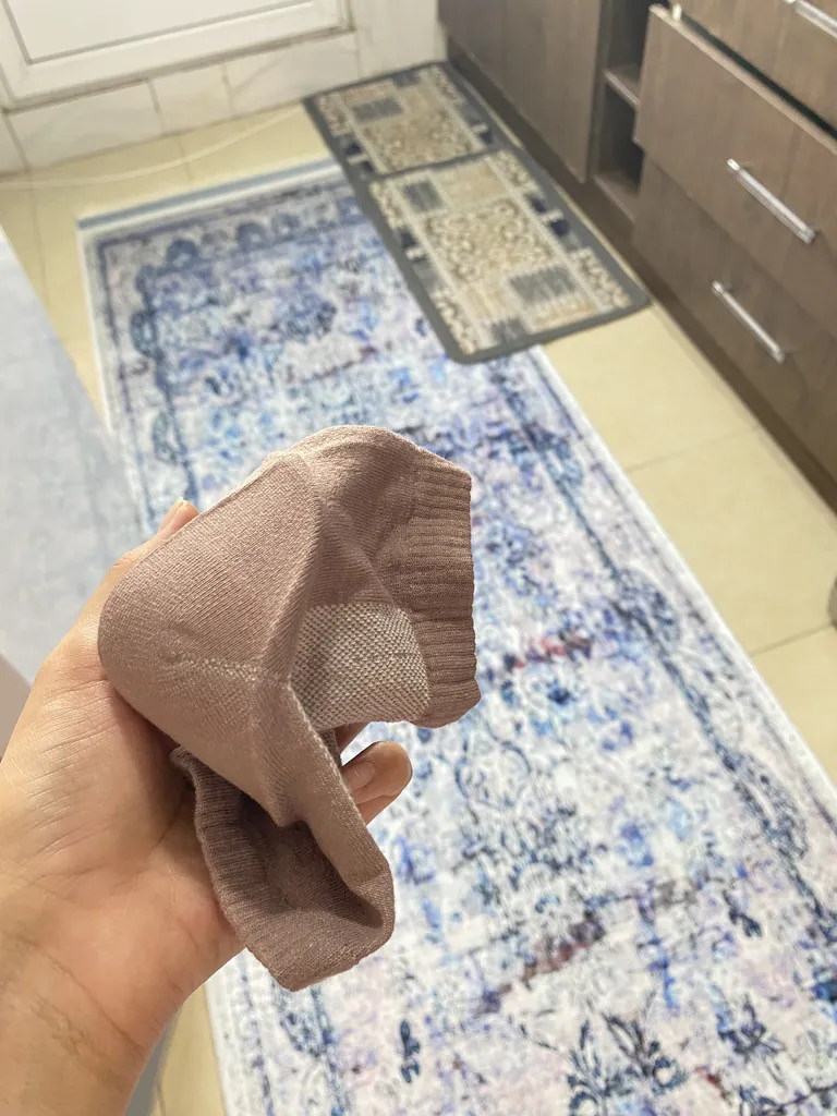 جوراب ضد ترک پا باپوف مدل سیلیکونی سرپنجه باز