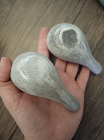 گلدان بتنی مدل گلجای قلب و پرنده