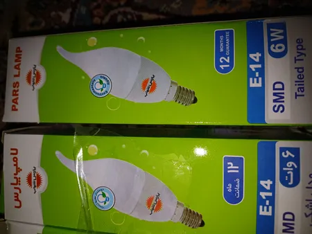 لامپ ال ای دی 6 وات پارس شهاب مدل1 پایه E14 بسته 5 عددی