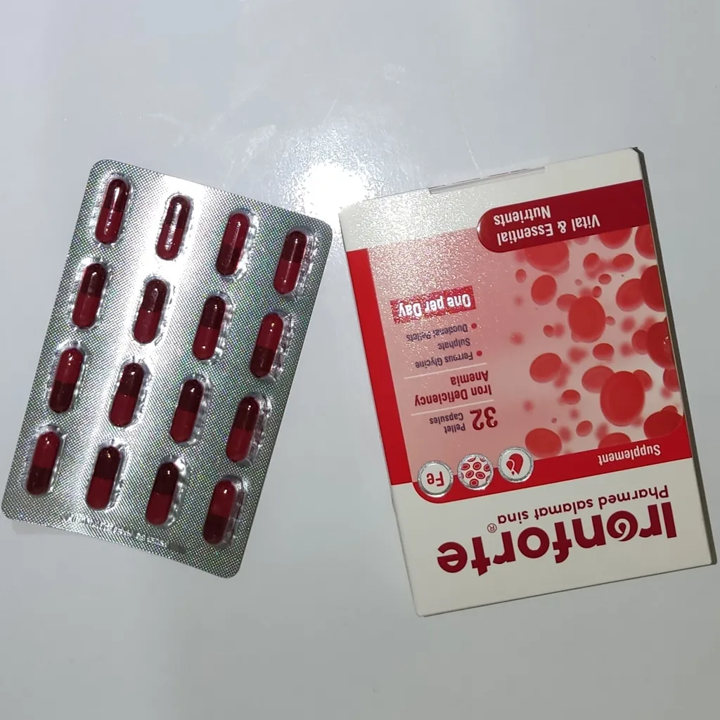 کپسول آیرون فورت آرین سلامت سینا بسته 32 عددی