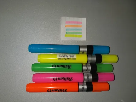 ماژیک علامت گذار پلیکان مدل neox بسته 5 عددی