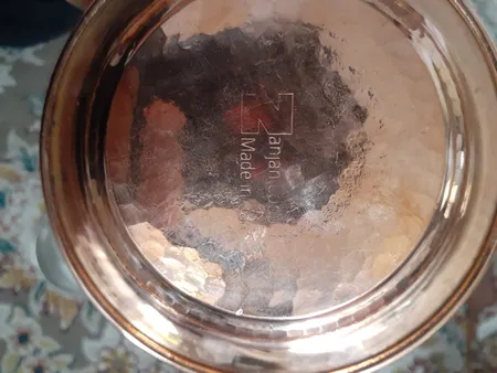 ظرف کره و پنیر مسی مس زنجان