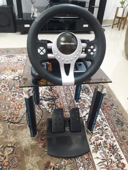 فرمان بازی یورو کوانتم مدل 5in1 مناسب برای PS4-XBOX ONE-PS3-PC -SWITCH