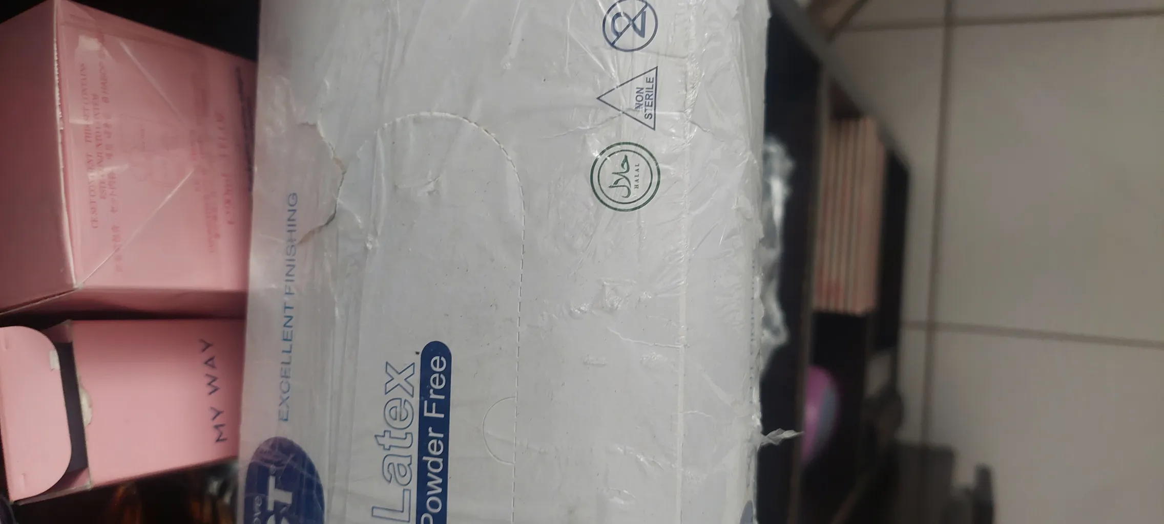 دستکش لاتکس اپی‌پرفکت مدل اکسلنت فینیشینگ سایز مدیوم بسته 100 عددی