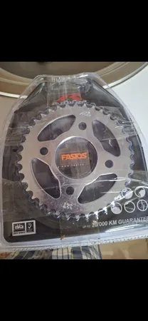 ست دنده زنجیر موتورسیکلت راپیدو کد GA01 مناسب برای هوندا 125cc مجموعه 4 عددی