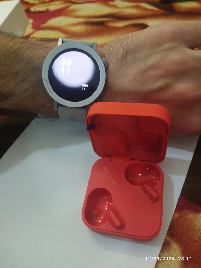 ساعت هوشمند 45 میلی‌متری ناتینگ مدل CMF Watch Pro 2 با بند سیلیکونی