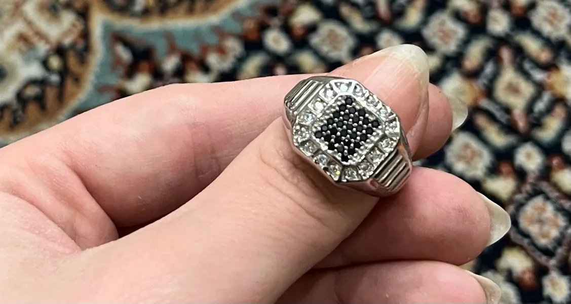 انگشتر نقره مردانه مدل 01