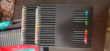 مداد رنگی 36 رنگ فابر کاستل مدل Black Edition