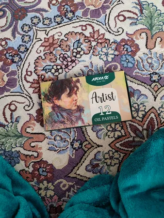 پاستل روغنی 12 رنگ آریا مدل آرتیست کد 2601