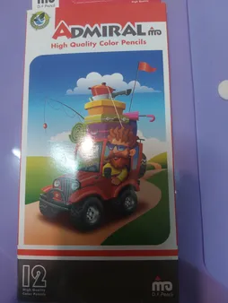 مداد رنگی 12 رنگ آدمیرال کد 466 بسته 3 عددی