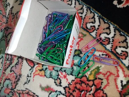 گیره کاغذ پنتر مدل متالیک سایز 28 میلی متر