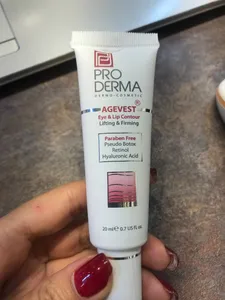 تجریه خرید کرم ضد چروک دور چشم و دور لب پرودرما مدل Agvest حجم 20 میلی لیتر