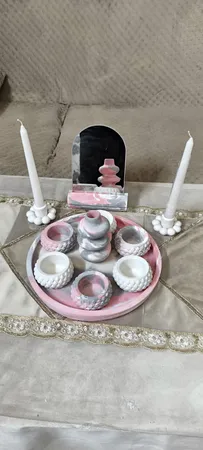 مجموعه ظروف هفت سین 11 پارچه مدل آدریا