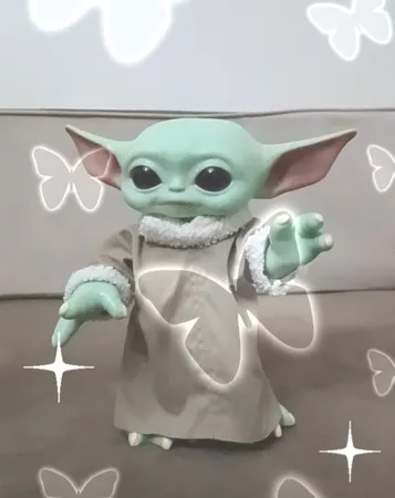 عروسک مدل بیبی یودا ارتفاع 28 سانتی‌ متر