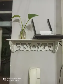 شلف دیواری طرح قلب مدل f.p کد 175