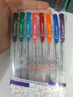 خودکار سی.کلاس مدل سلفی بال پن کد 3011 بسته 8 عددی
