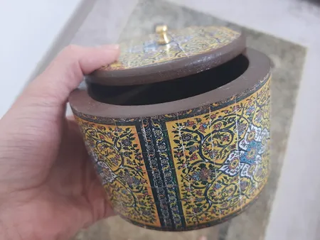 قندان چوبی طرح سنتی کد 1012