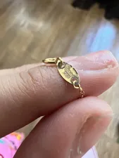 تجریه خرید دستبند طلا 18 عیار زنانه مایا ماهک مدل -MB1334 طرح برگ