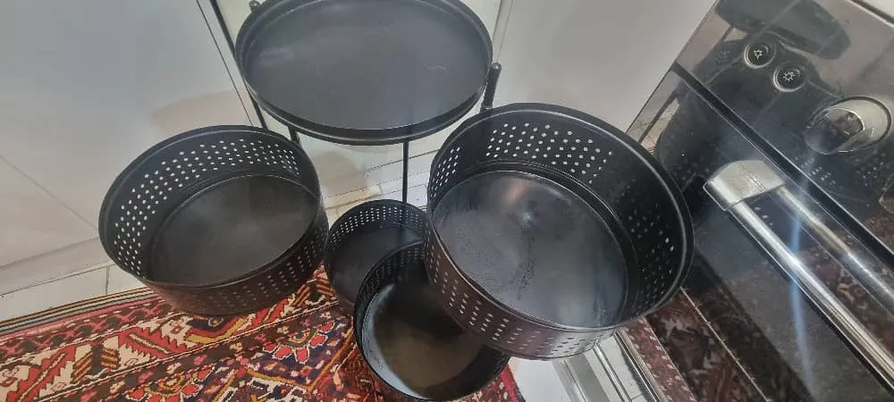 سبد سیب زمینی و پیاز ساین مدل رایکا 4 طبقه گردان