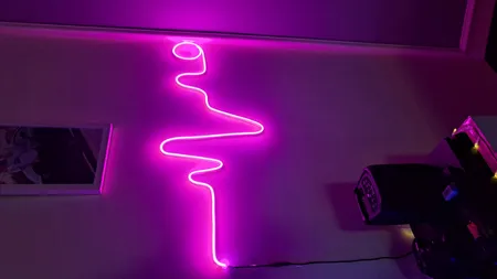 ریسه نئون فلکسی مدل v12 طول 2 متر