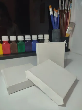 بوم نقاشی جهان بوم مدل TZ-1 سایز 10x10 سانتی متر